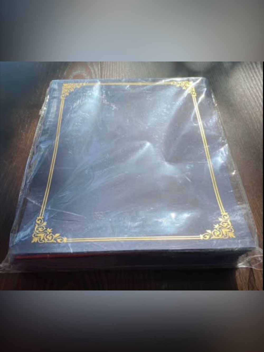 Sunee Pack of 30 navy blue certificate covers NEW